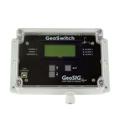 MEMS地震センサー - GeoSwitch - GeoSIG Ltd - 3軸 / IP65 / NEMA4