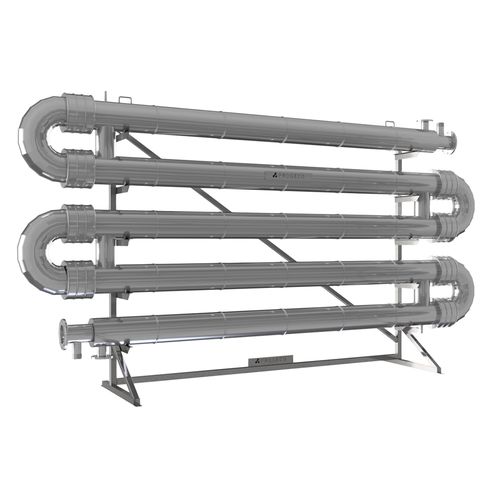 チューブ / チューブ熱交換器 - SCP  - Progeco SRL - 液体/液体 / スチール製