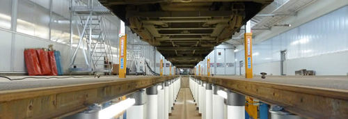 持ち上げ用高所作業台 - HYWEMA - Josef Schwahlen GmbH & Co.KG - 鉄道車両用 / 電動式