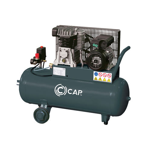 ピストン式コンプレッサー - KC2-50-250-C-M - CAP srl - エア / 電動 / キャスター付き