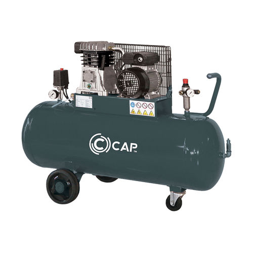 ピストン式コンプレッサー - KC2-100-250-C-M - CAP srl - エア / 電動 / キャスター付き