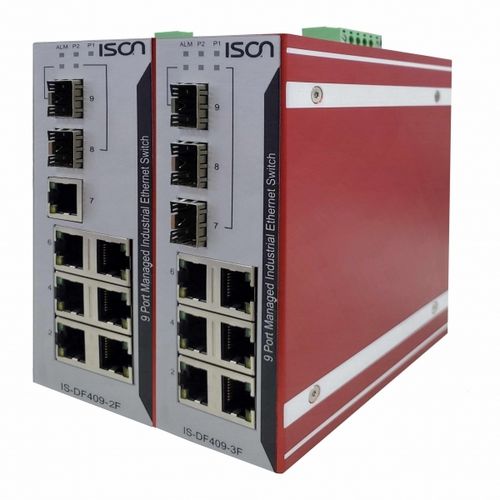 スマートイーサネットスイッチ - IS-DF406  - ISON Technology Co., Ltd. - 6 ポート / レベル 2 / DINレール
