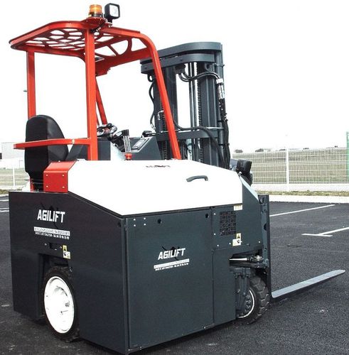 電動式フォークリフト - AGILIFT 3000 E - AMLIFT - 乗り型 / 屋外用 / コンパクト