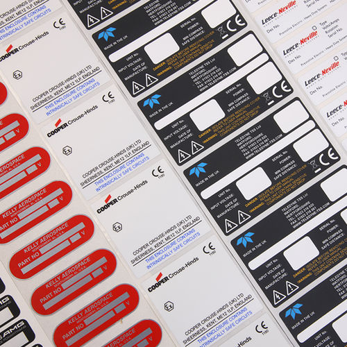 熱転写ラベル - Solvent and Chemical Resistant Labels - CILS International - プリント柄 / 印刷可能 / 防水
