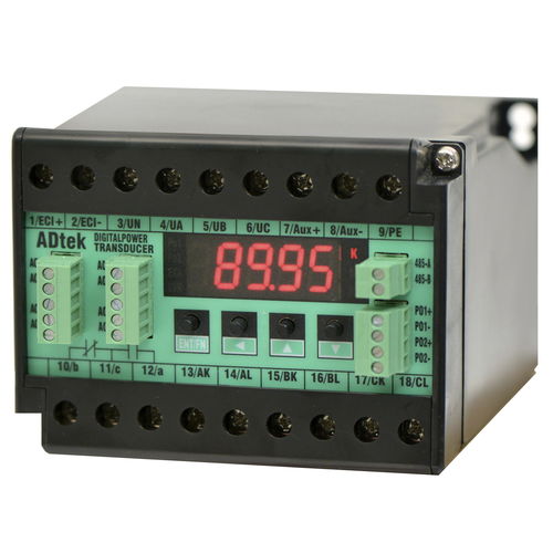 DINレール電力用トランスデューサー - CPT - ADTEK Electronics Co., Ltd - 三相 / 単相