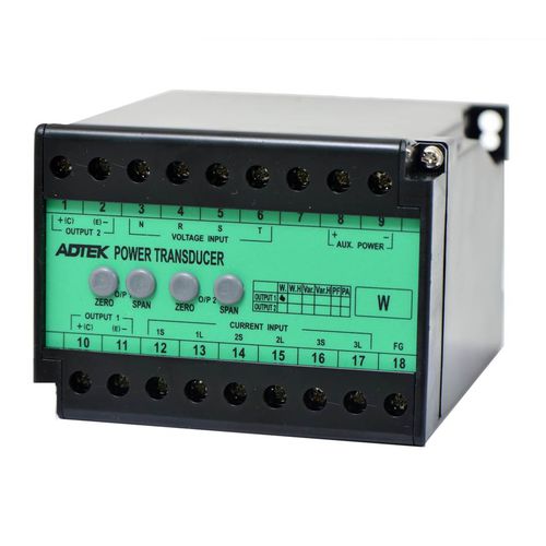 DINレール電力用トランスデューサー - CW/CQ/CWQ - ADTEK Electronics Co., Ltd - 三相 / 有効電力 / 皮相電力