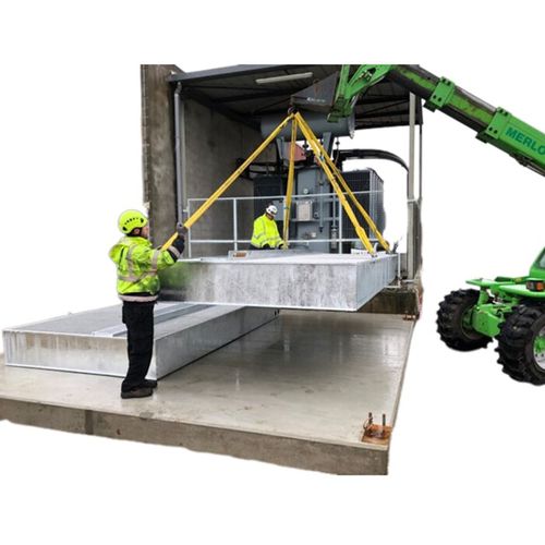 消火液体垂れ落ち防止パレット - ERT® MODULO - Groupe SANERGRID - 変圧器用 / 重量用 / 亜鉛めっき