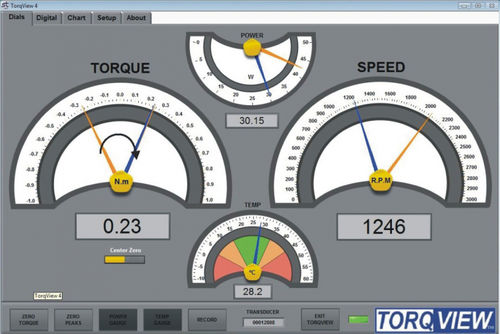 モニタリングソフトウェア - TorqView - Sensor Technology Ltd - プロセス制御用 / トルク測定用
