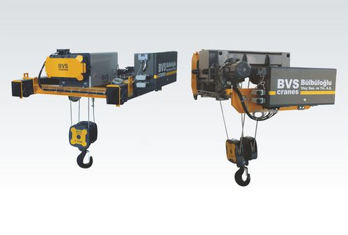 電動式ケーブルホイスト - BVS Cranes-BÜLBÜLOĞLU VİNÇ SAN. ve TİC. A.Ş. - ダブルガーダー式