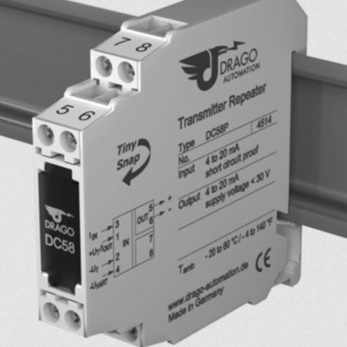 通信反復ディスプレイ - DC 58 P - DRAGO Automation GmbH - 電流 / 絶縁