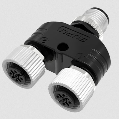 シグナル分配器 - M12A5M-YU-12A5F-12A5F - Ningbo SUPU Electronics Co., Ltd. - IP67