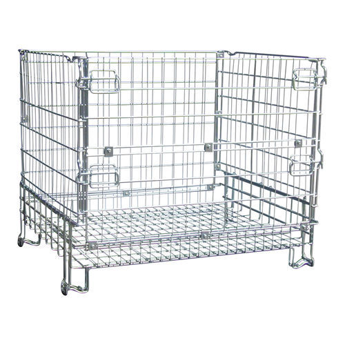 ワイヤーメッシュパレットボックス - MARK099 - Italiana Contenitori Srl - 輸送用 / ハンドリング用 / 工業用