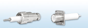 データ用コネクター - Series-S - GES Electronic & Service GmbH - 円形 / フランジ取り付け / 高電圧
