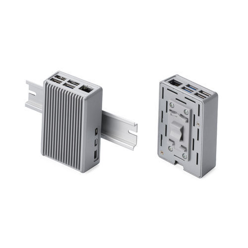 DINレール用エンクロージャ - RPHD-5-H-S - TAKACHI Electronics Enclosure Co., Ltd. - 長方形 / アルミニウム / 装備