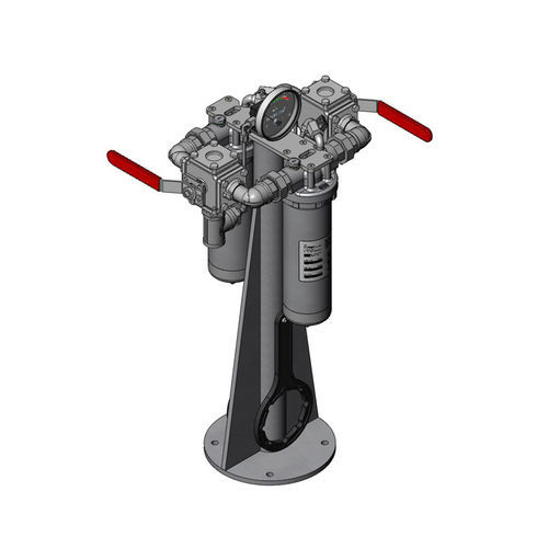 カートリッジ式フィルターハウジング - 2FU - Siga Filtration - 液体用 / ステンレススチール製 / デュプレックス