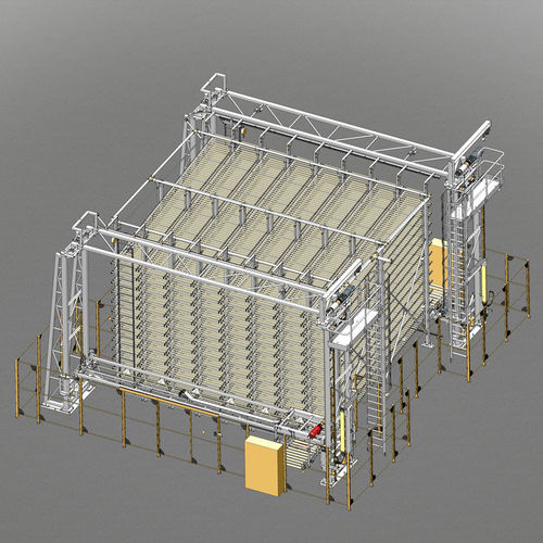 横型自動収納システム - FSET  - ROFA Group - 縦型