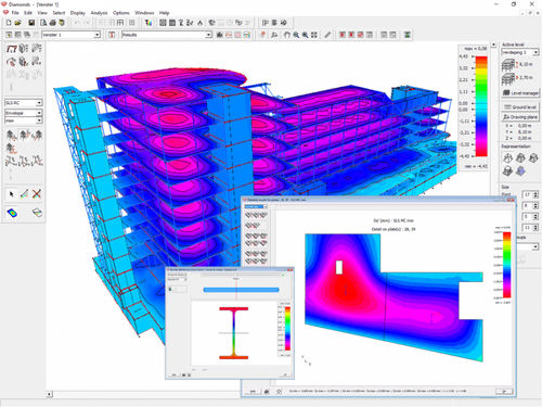 分析ソフトウェア - Diamonds - BuildSoft - 最適化 / 計算 / BIM