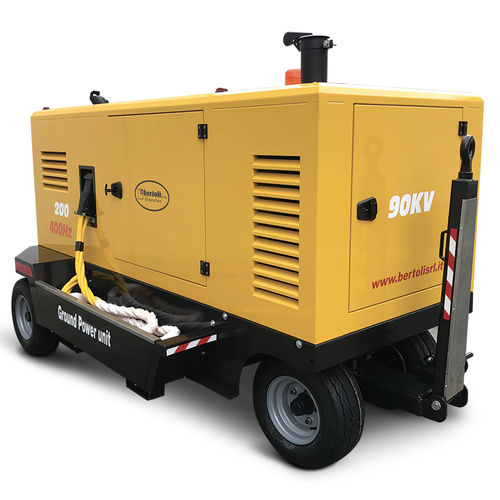 ディーゼル発電設備 - D-AC90 - Bertoli - 三相 / 牽引式 / 400Hz