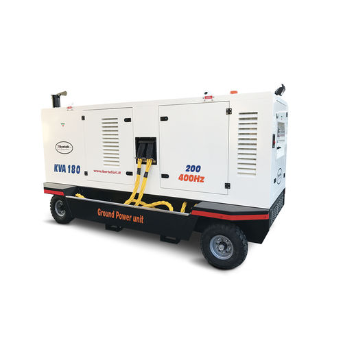 ディーゼル発電設備 - D-AC180 - Bertoli - 三相 / 牽引式 / 400Hz