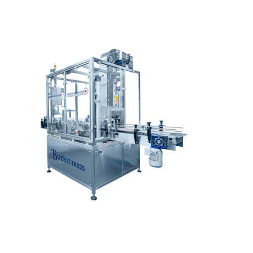 バケツ用充填機 - SAS-J BuckIt TSK 25 - Shemesh Automation Ltd - ウェットワイプ用 / 縦型 / 高速