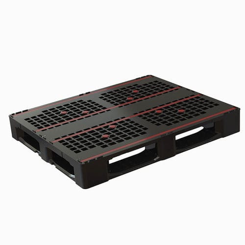 プラスチック製パレット - PG1090 series - Plasgad - 貯蔵 / 産業用 / 積み重ね式