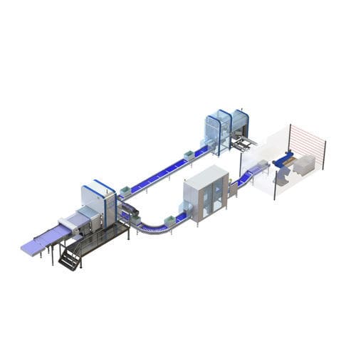 食品産業用パッケージング ライン - GD Process Design, LLC - バッグ イン ボックス用 / ロボット式