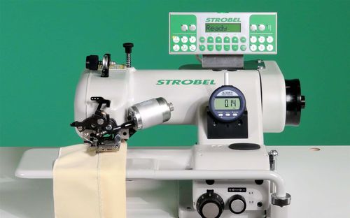 ブラインドタッチミシン - VEB100-2 - Strobel Spezialmaschinen GmbH - 1本針 / 1本糸 / 布地