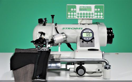 環縫いミシン - VEB100-3 - Strobel Spezialmaschinen GmbH - ブラインドタッチ / 1本針 / 1本糸