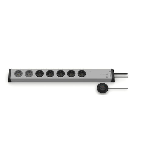 避雷器テーブルタップ - 0206x00072381 - Bodo Ehmann GmbH - 押しボタン式 / コンセント7個