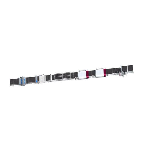 絶縁ガラス製造ライン - LiSEC - アルミスペーサー用 / 自動 / ダブル