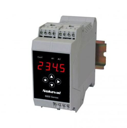DINレール取付け用温度伝送器 - 6821 - Nokeval - Pt100 / Pt1000 / 熱電対