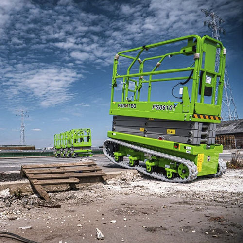 クローラー式シザース型高所作業車 - FS series - Eurocrane(China)Co.,Ltd - バッテリー式 / 屋内外使用 / 狭通路用