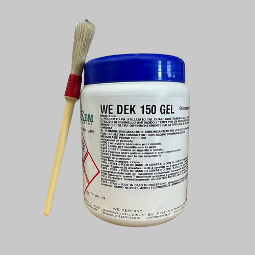 ステンレススチール用ゲル - WE DEK 150 GEL - WE KEM snc - 研磨剤