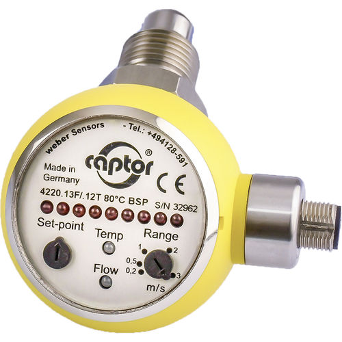 同時熱流量センサー - 4220.xxF/.xxT xx °C - weber Sensors GmbH - 密度 / 液体用 / プロセス監視用