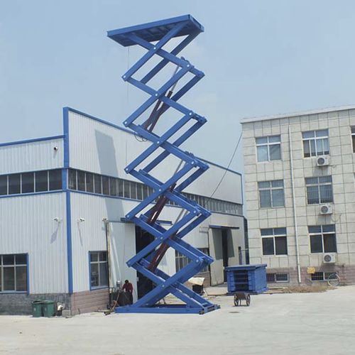 固定式シザース型高所作業車 - a0022 - Jinan Juxin Machinery Co., Ltd. - 油圧式 / 工事現場用 / 産業用