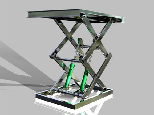 定置型シザース型高所作業車 - a5002 - Jinan Juxin Machinery Co., Ltd. - 油圧式 / 屋内外使用 / 産業用
