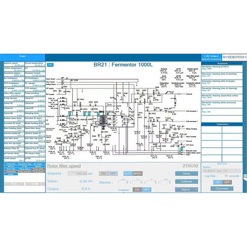 管理ソフトウェア - C-BIO2 - SYSBIOTECH - SCADA / 化学反応 / オーダーメイド