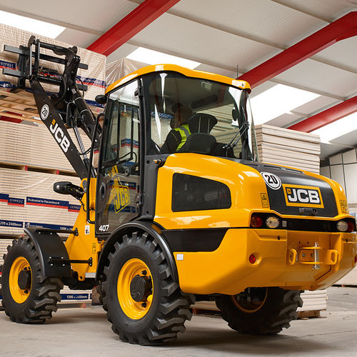 ホイール式ローダー - 407 - JCB - 関節付き / コンパクト / 屋外用
