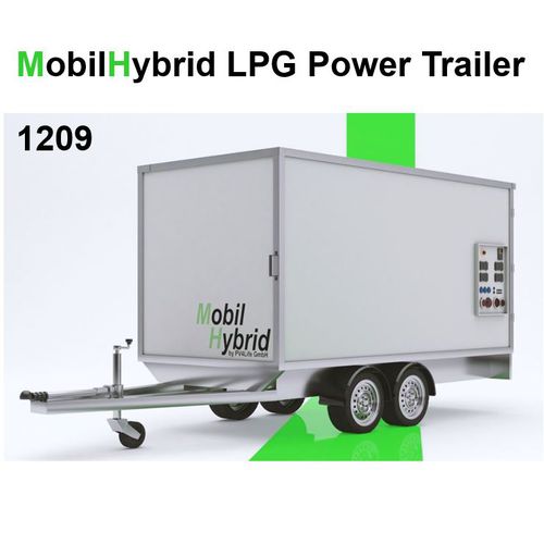 バイオガス発電設備 - 1209 - MobilHybrid by PV4Life GmbH - LPG / ハイブリッド型 / 三相