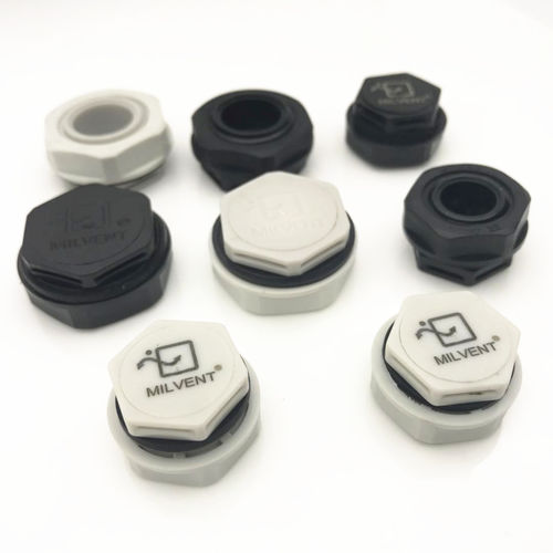 六角形栓 - MIV-16 - Shenzhen Milvent Technology Co.,Ltd - ねじ式 / プラスチック製 / 加圧