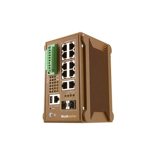 管理型イーサネットスイッチ - DP310 - WoMaster - 10 ポート / レベル 2 / ギガビットイーサネット