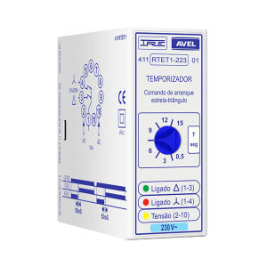 スターデルタ始動器タイマーリレー - 411-RTET1 series - Avel - 制御用