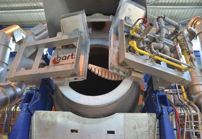 回転炉 - BARTZ MASCHINENBAU GMBH - 熱 / 自動 / 連続