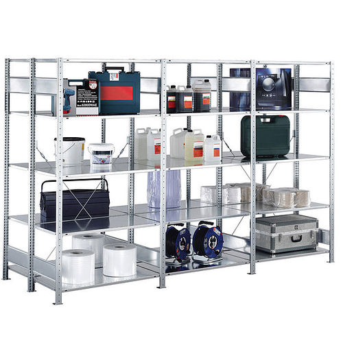 貯蔵用倉庫ラック - SCHULTE Lagertechnik - Gebr. Schulte GmbH & Co. KG - 2段階深度 / 大容量製品用