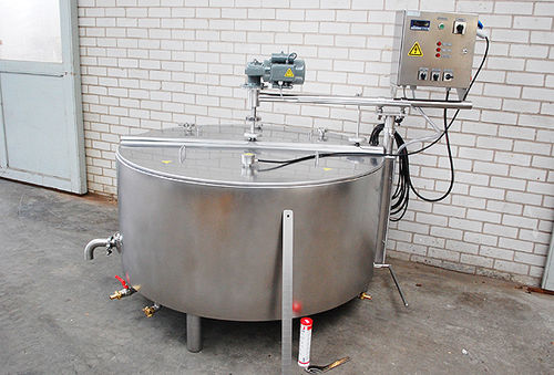 乳製品用低温殺菌装置 - Batch - C. van't Riet Dairy Technology BV - 自動 / 傾斜