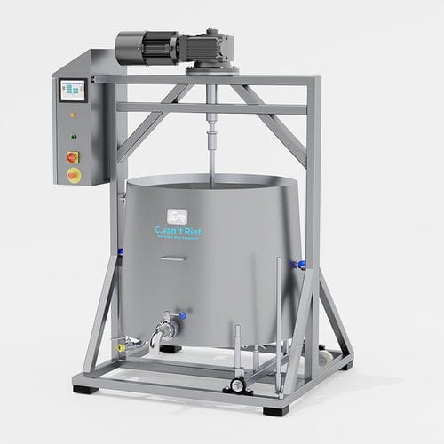 手動式バター撹乳機 - C. van't Riet Dairy Technology BV - 自動 / 縦型