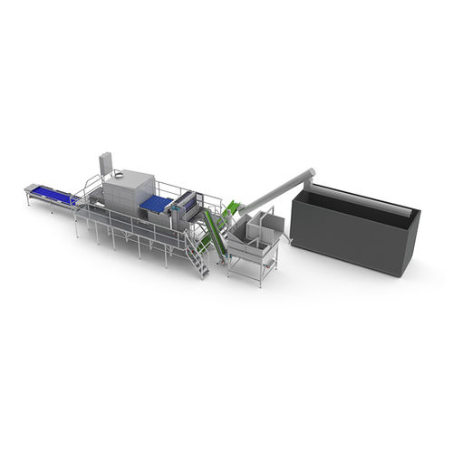 植物性皮むき機 - Tailor Made - Finis Foodprocessing Equipment B.V. - タマネギ / 全自動