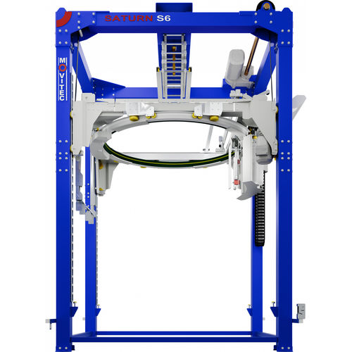 回転リング付ストレッチ包装機 - Saturn S6 - Mosca GmbH - 自動 / パレット用 / 建築材