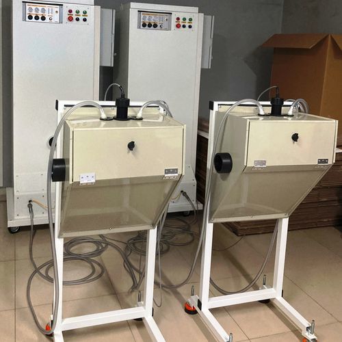 静電ガン付き粉体塗装機 - VMCAB - VOGAMAKINA INDUSTRIAL PLANTS COMPANY Ltd. - ダブル静電ガン / ケーブル用 / 自動