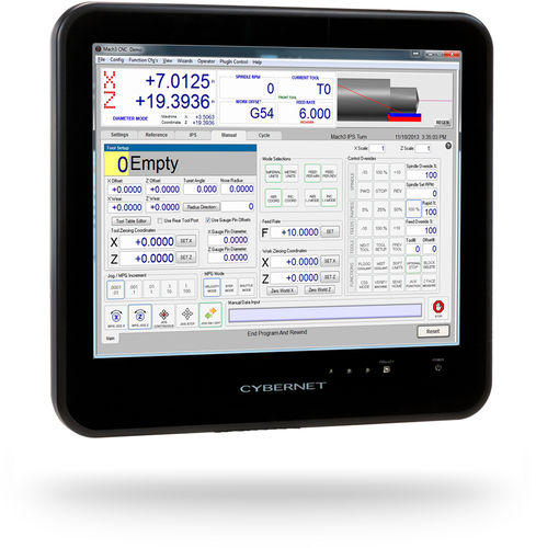 カラー液晶ディスプレーパネルPC - iPC S19 - Cybernet - 抵抗タッチスクリーン / タッチスクリーン / 大型パネル